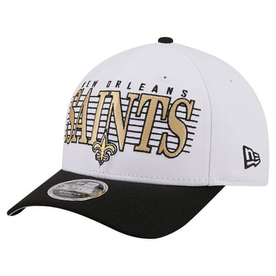 New Orleans Saints New Era Loyal 9FORTY M-Crown Adjustable Hat - White