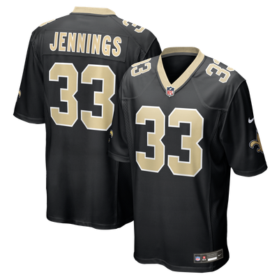 Anfernee Jennings New Orleans Saints Nike Team Game Jersey - Black