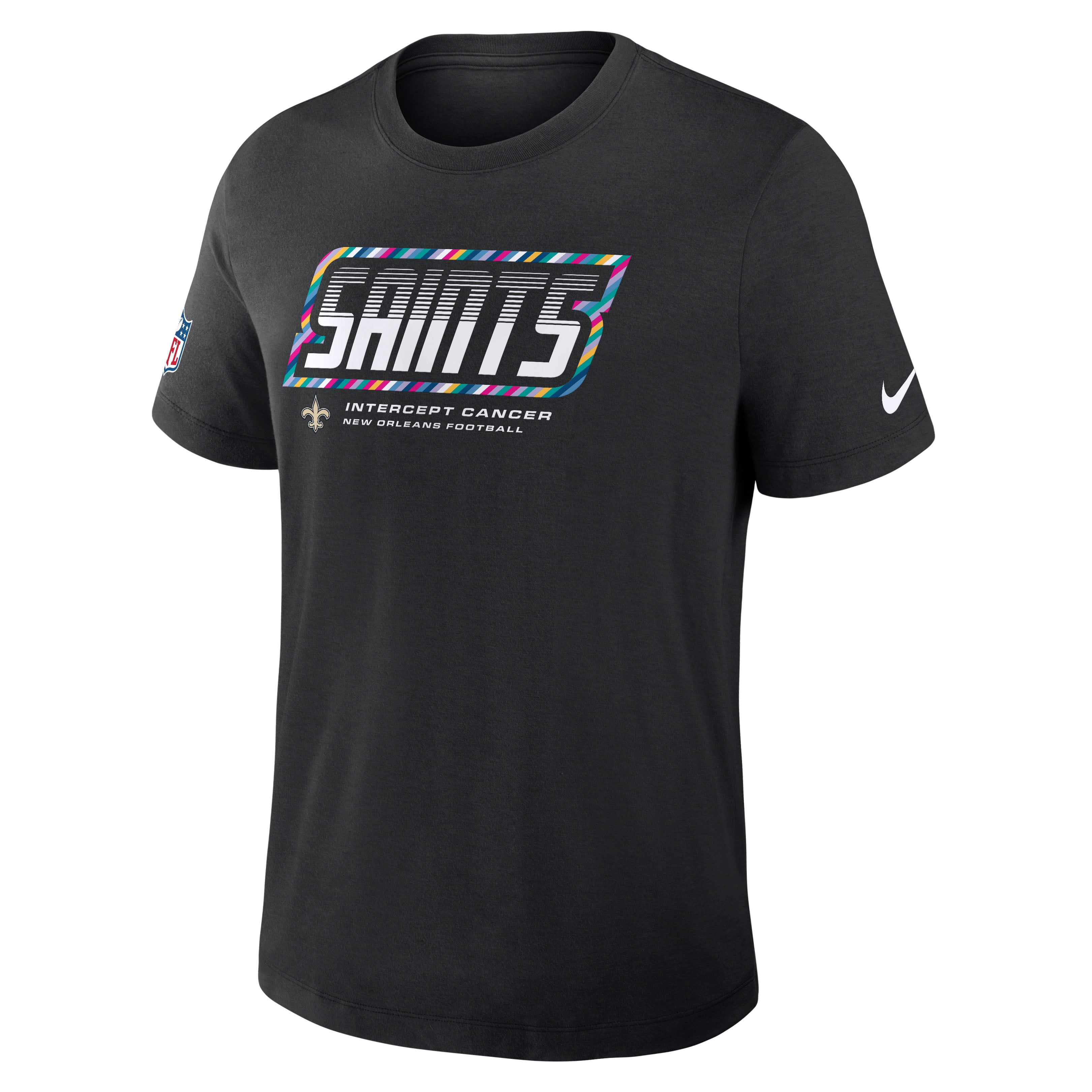 Men's Nike New Orleans Saints 2026 NFL Crucial Catch Tri-Blend Dri-FIT T-Shirt