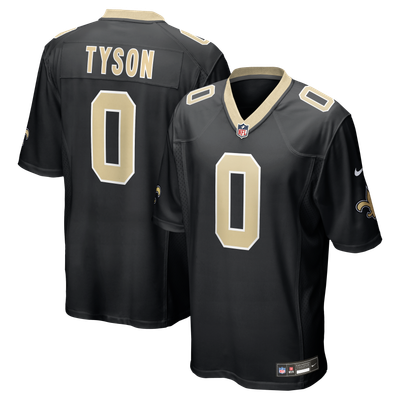Jordyn Tyson New Orleans Saints Nike Team Game Jersey - Black