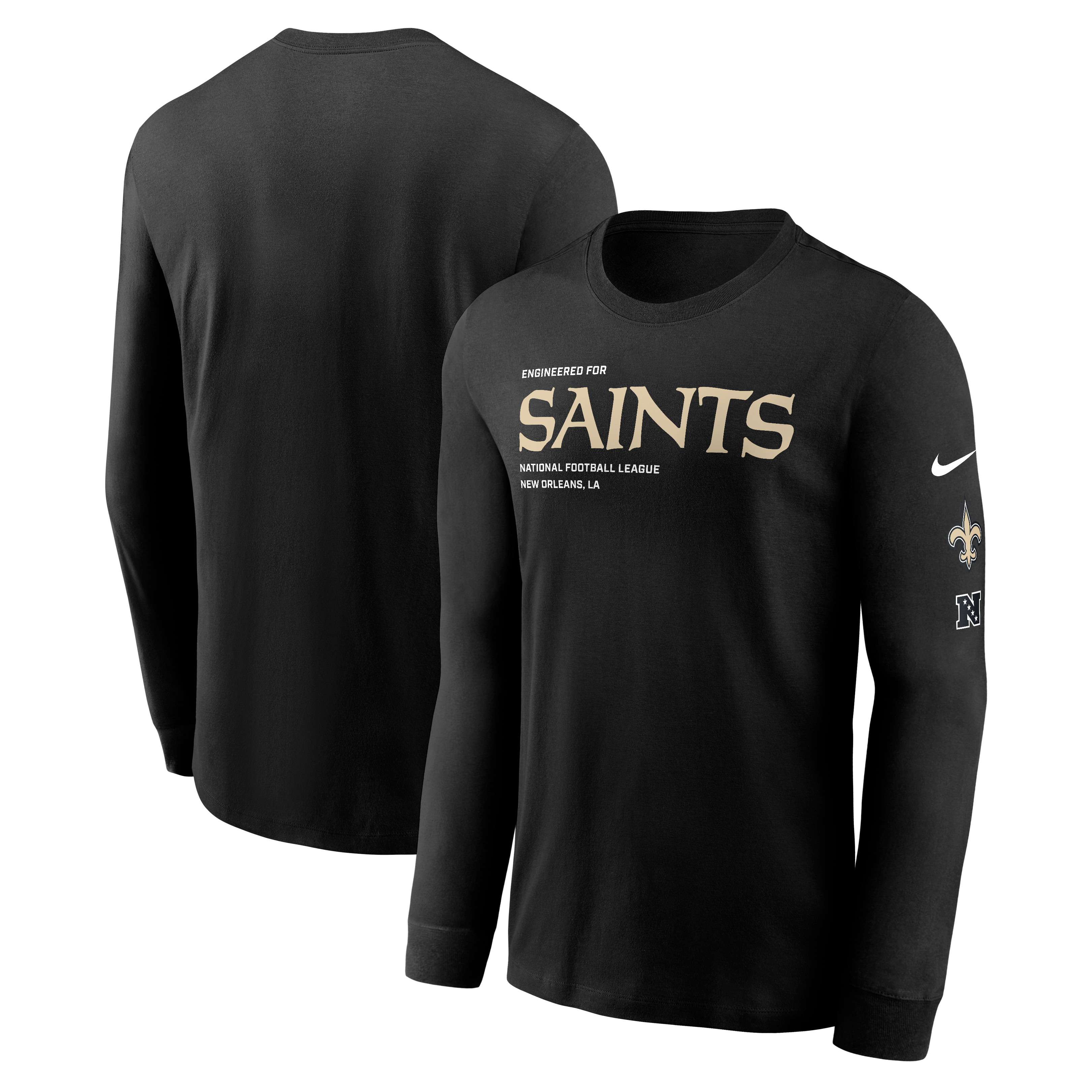Men's Nike Black New Orleans Saints Play to Win Long Sleeve T-Shirt