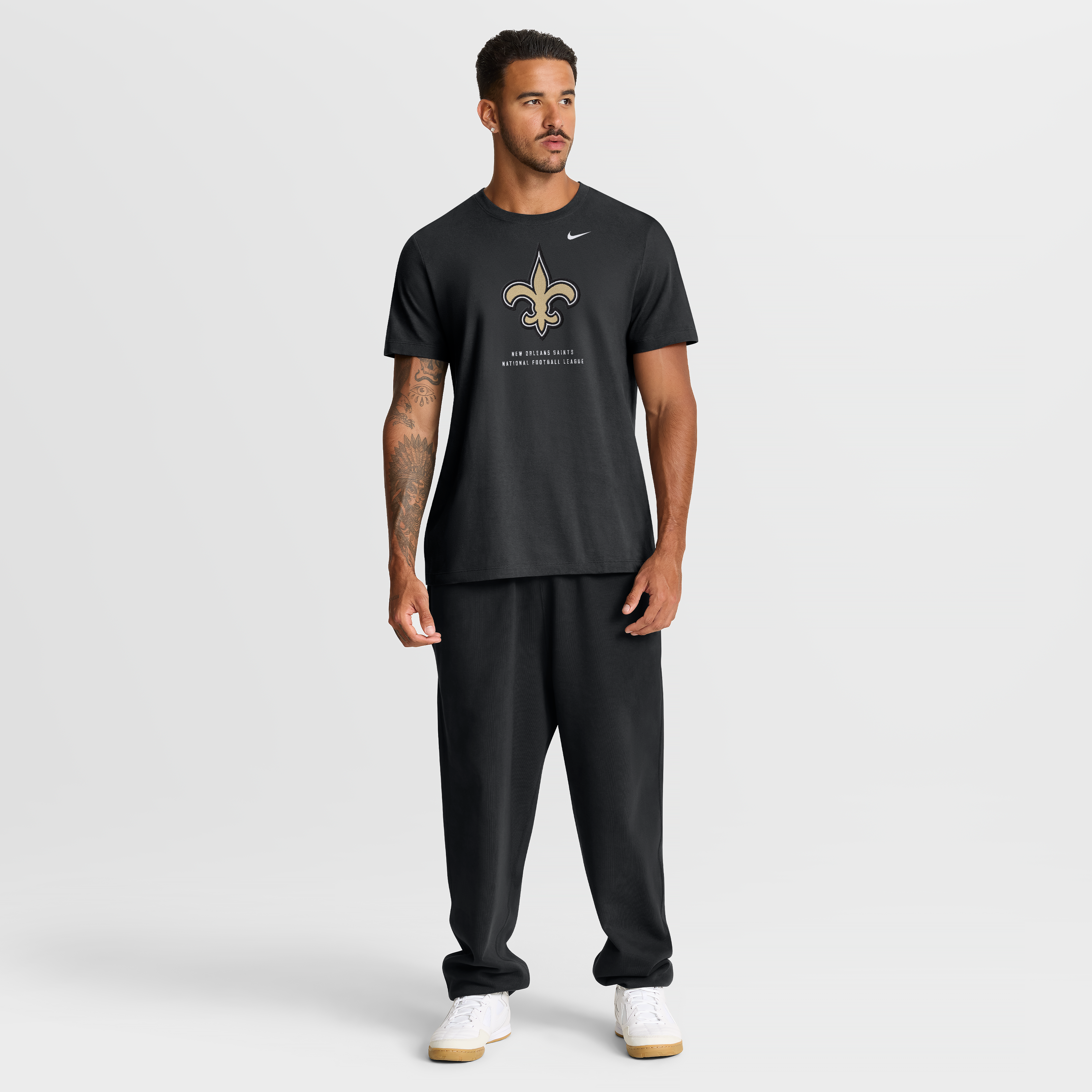 T-shirt Nike noir pour homme New Orleans Saints - Propriété de