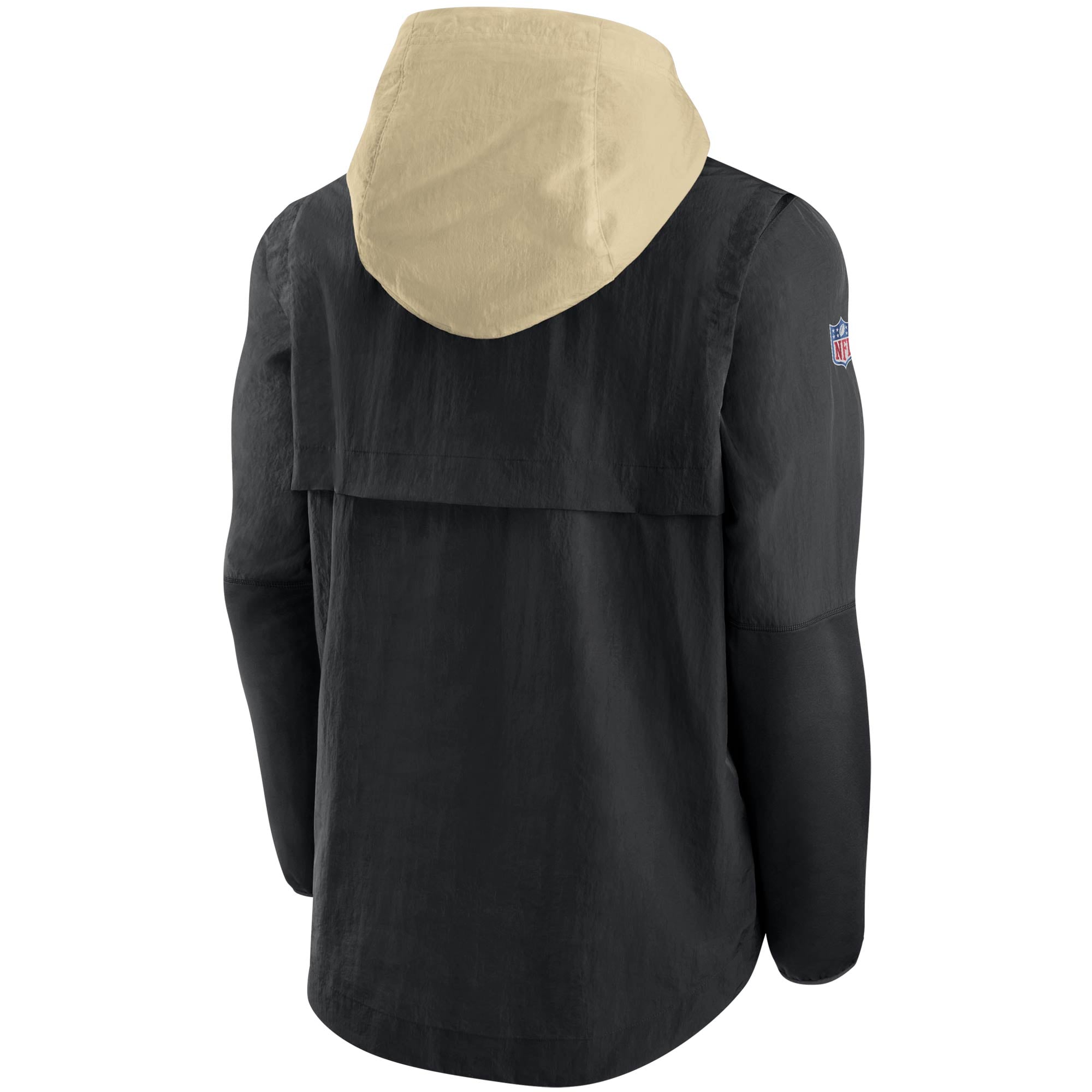 Men's Nike Black New Orleans Saints Sideline Player Quarter-Zip Jacket