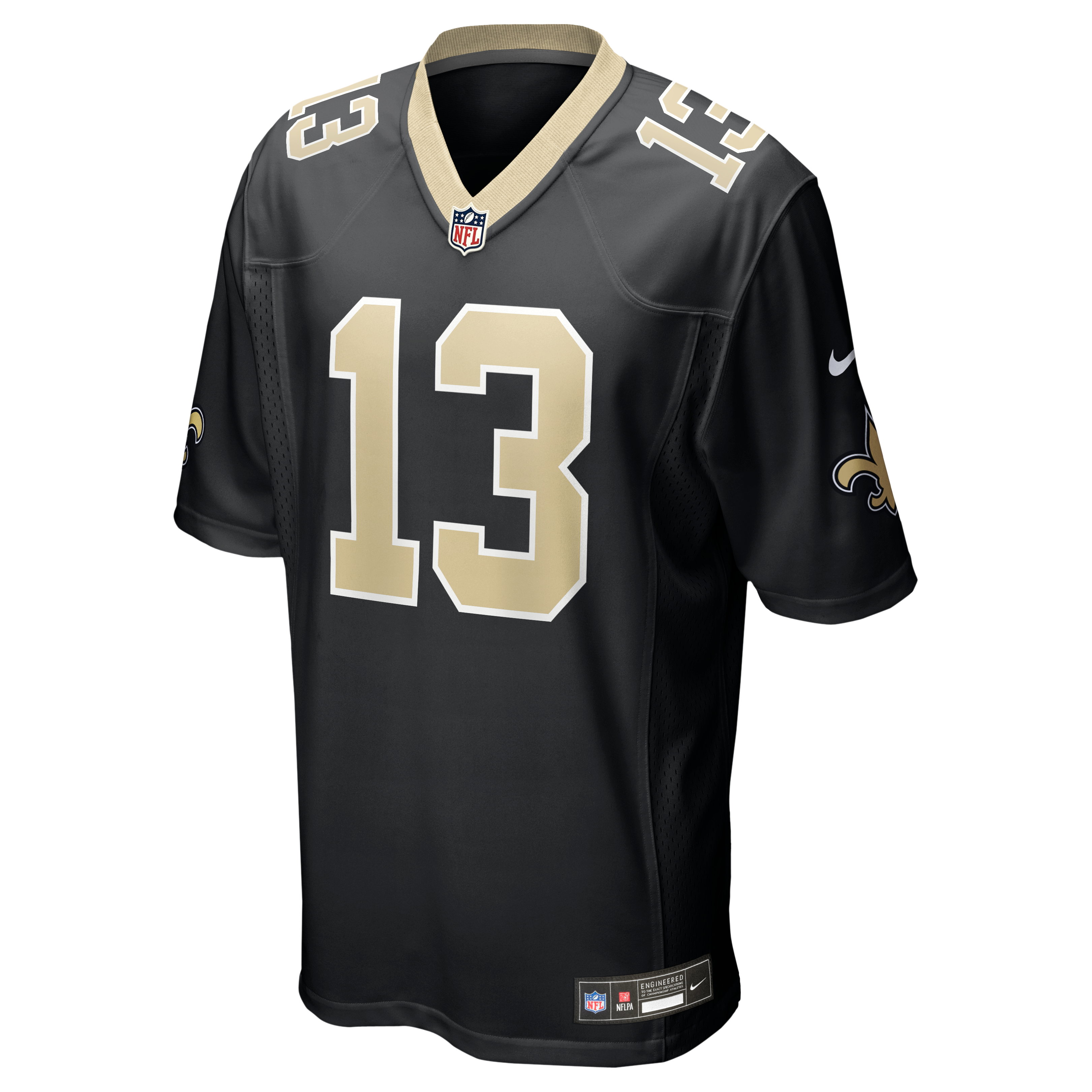 Maillot de match Nike Cedric Tillman noir des Saints la Nouvelle-Orléans pour homme