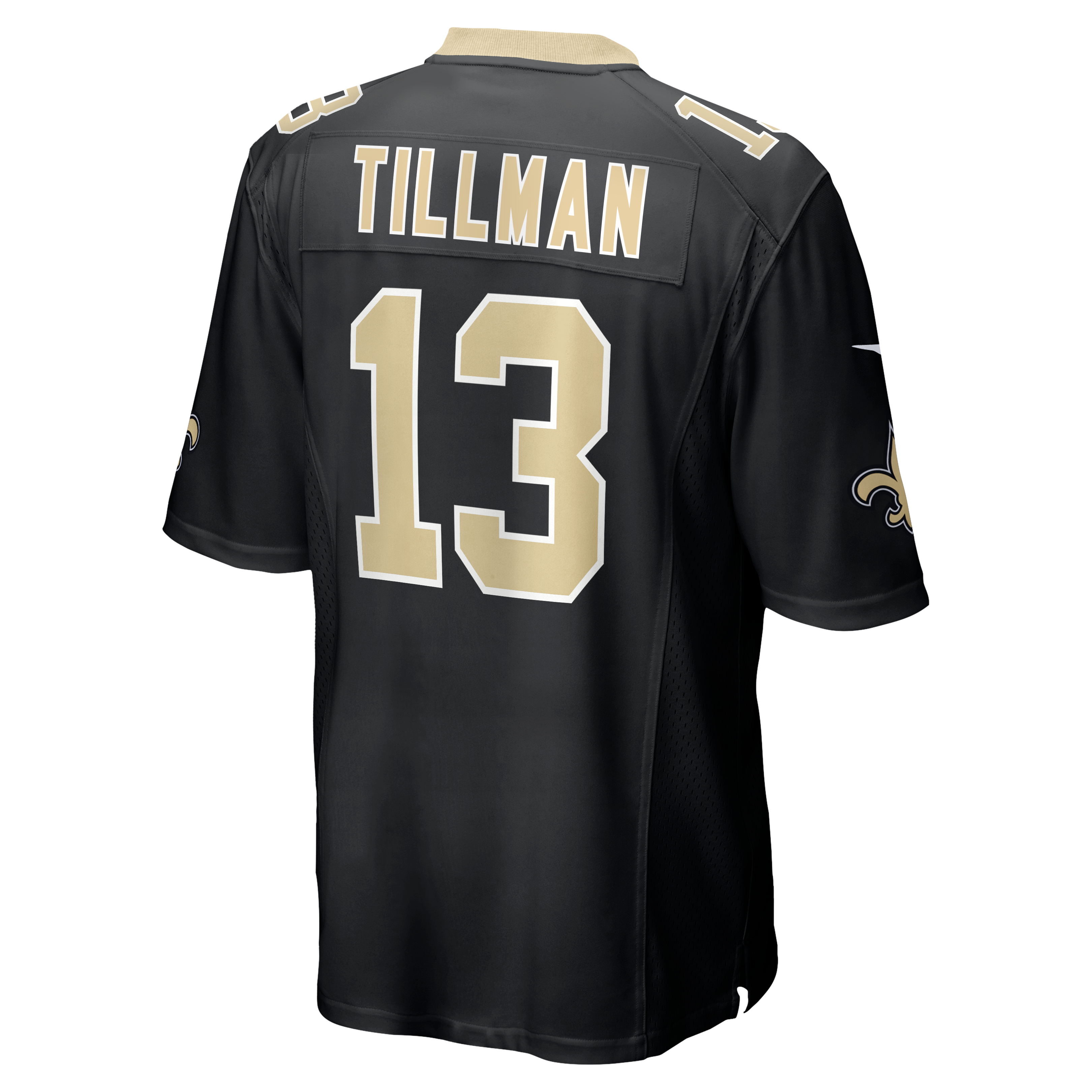 Maillot de match Nike Cedric Tillman noir des Saints la Nouvelle-Orléans pour homme