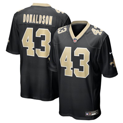 CJ Donaldson New Orleans Saints Nike Team Game Jersey - Black