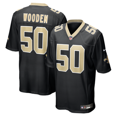 Colby Wooden New Orleans Saints Nike Team Game Jersey - Black