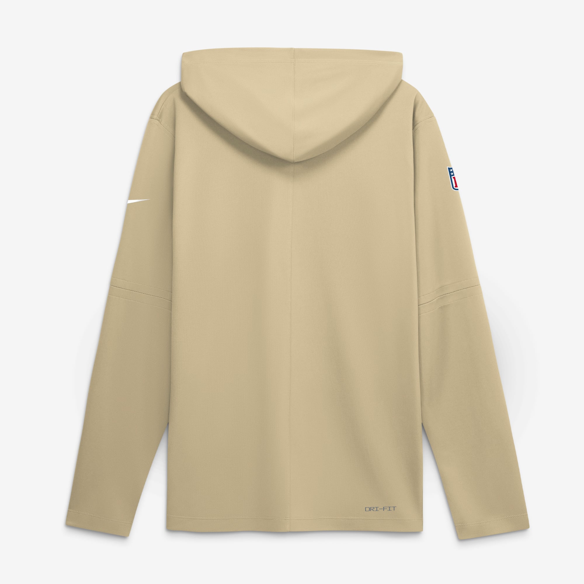 Men's Nike Gold New Orleans Saints Sideline Alternate Lightweight Long Sleeve Hooded Dri-FIT T-Shirt