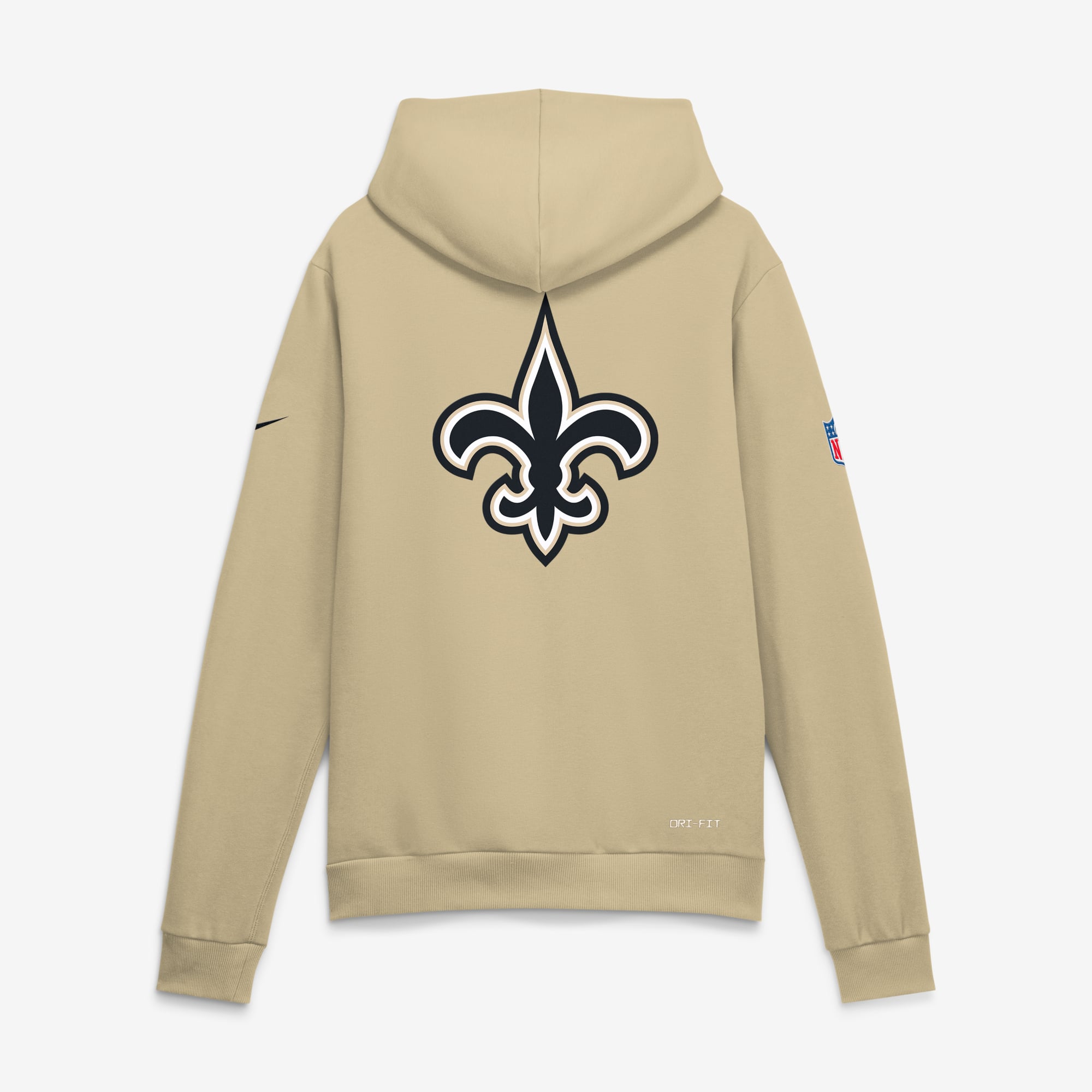 Men's Nike Gold New Orleans Saints Standard Issue Replay Officials Alternate Dri-FIT Hoodie