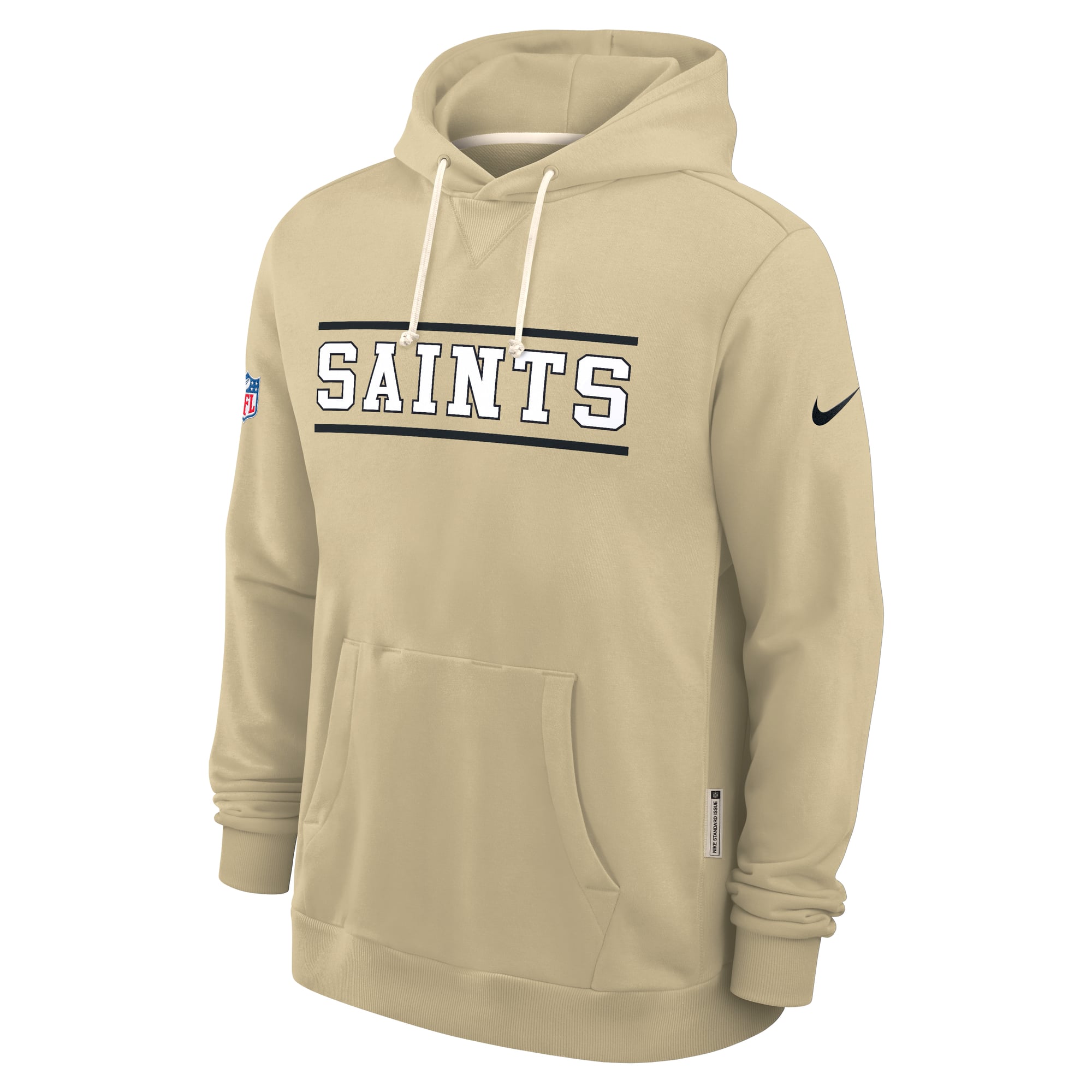 Men's Nike Gold New Orleans Saints Standard Issue Replay Officials Alternate Dri-FIT Hoodie