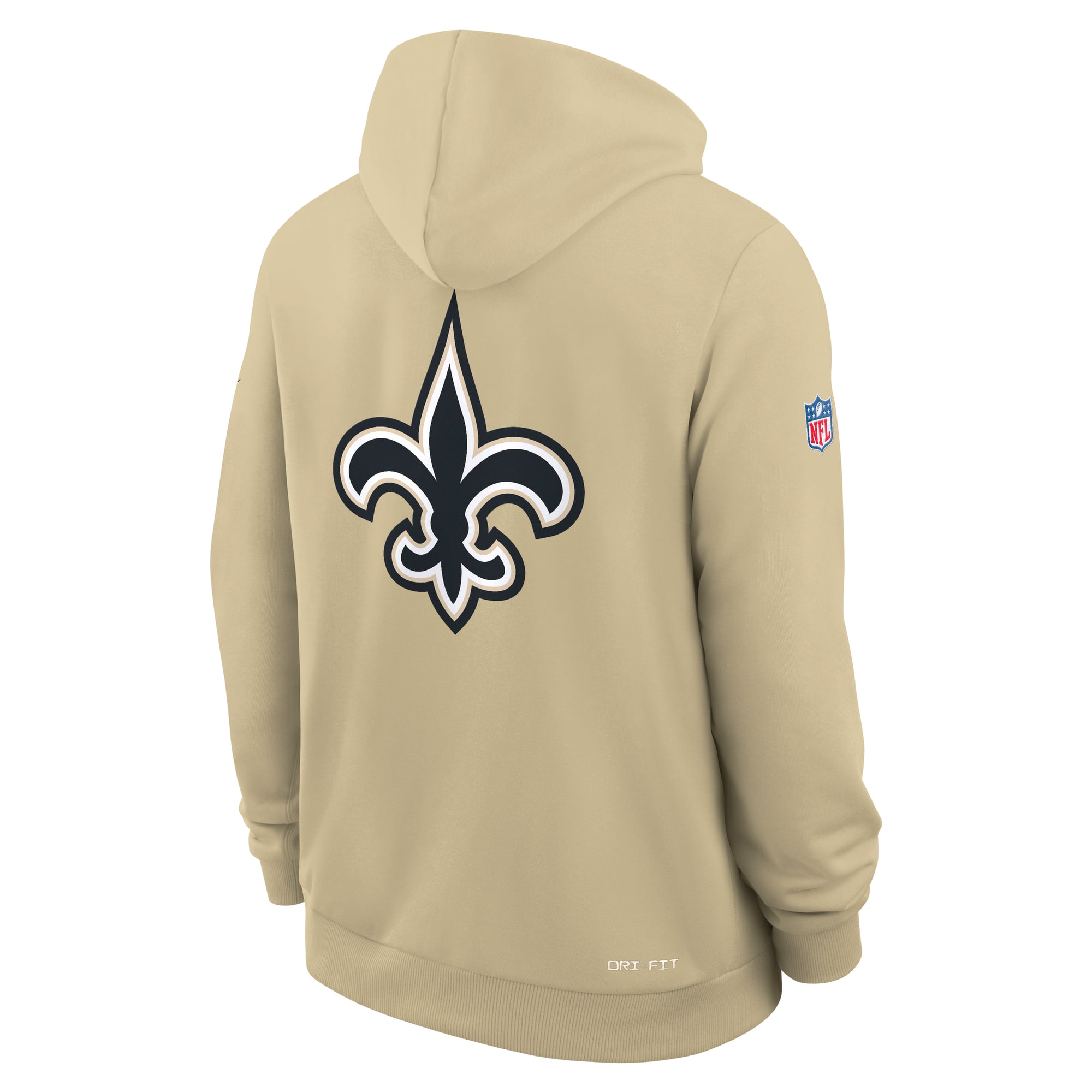 Men's Nike Gold New Orleans Saints Standard Issue Replay Officials Alternate Dri-FIT Hoodie