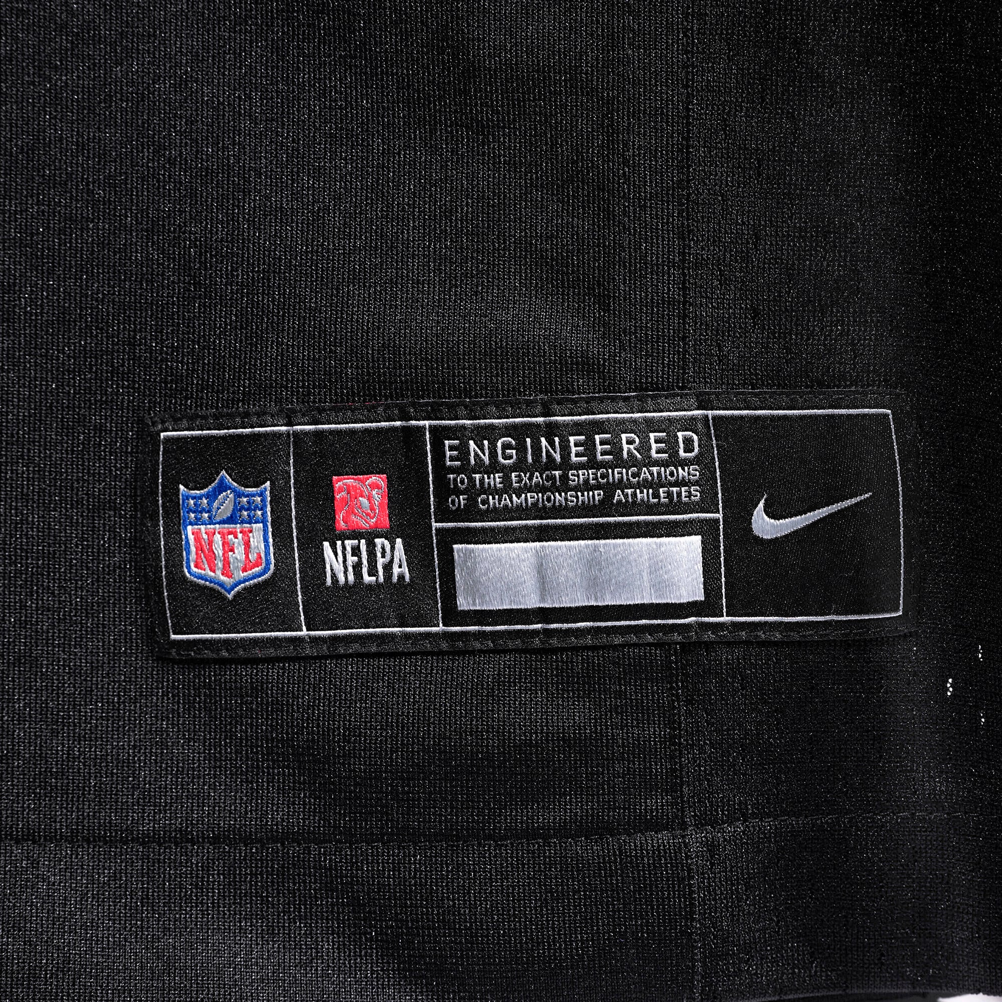 Maillot de match Nike Jonah Williams noir pour homme, équipe des Saints la Nouvelle-Orléans