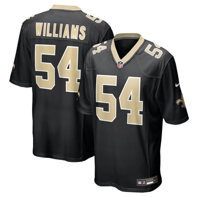 Jonah Williams New Orleans Saints Nike Team Game Jersey - Black