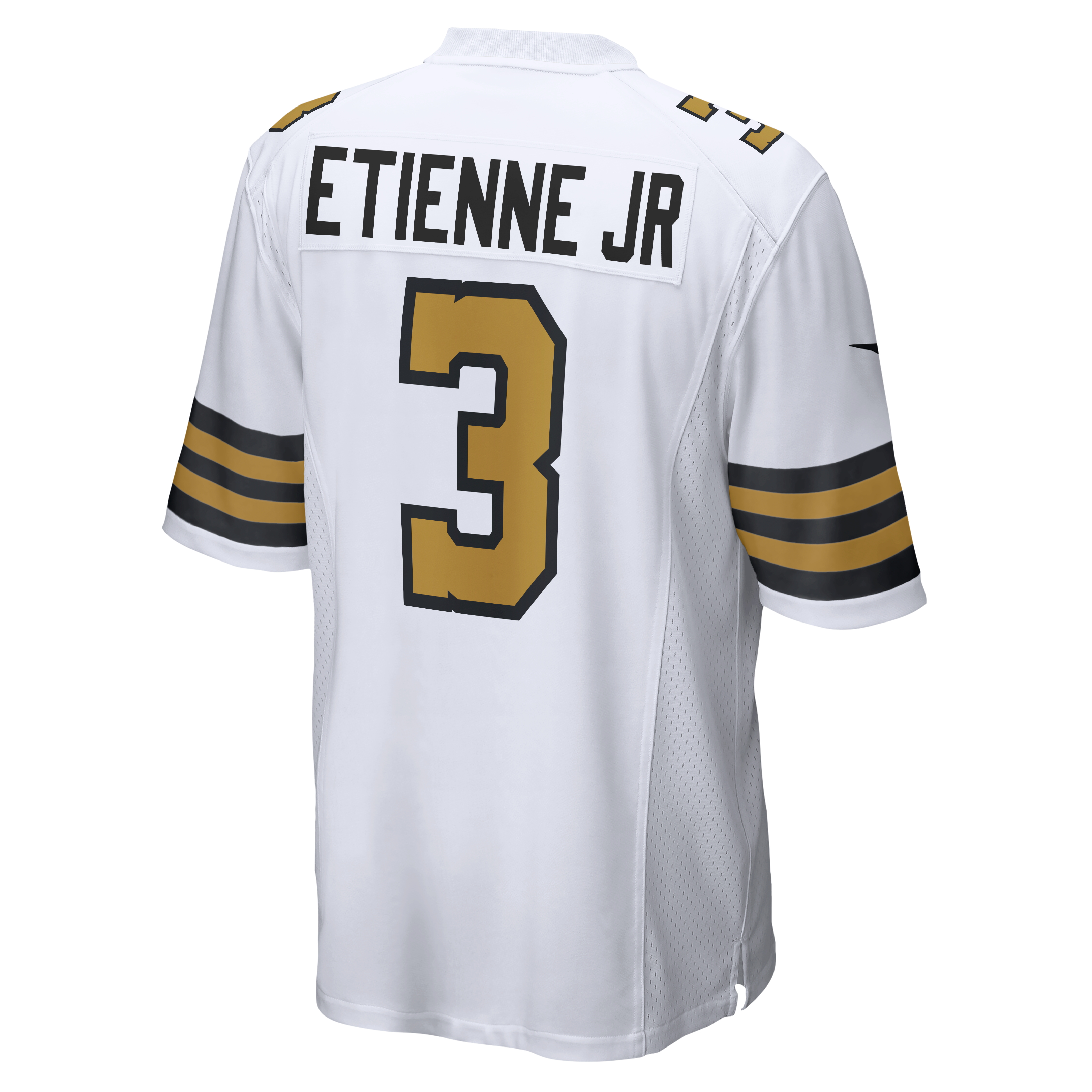 Maillot de match Nike Travis Etienne Jr blanc des Saints la Nouvelle-Orléans pour homme