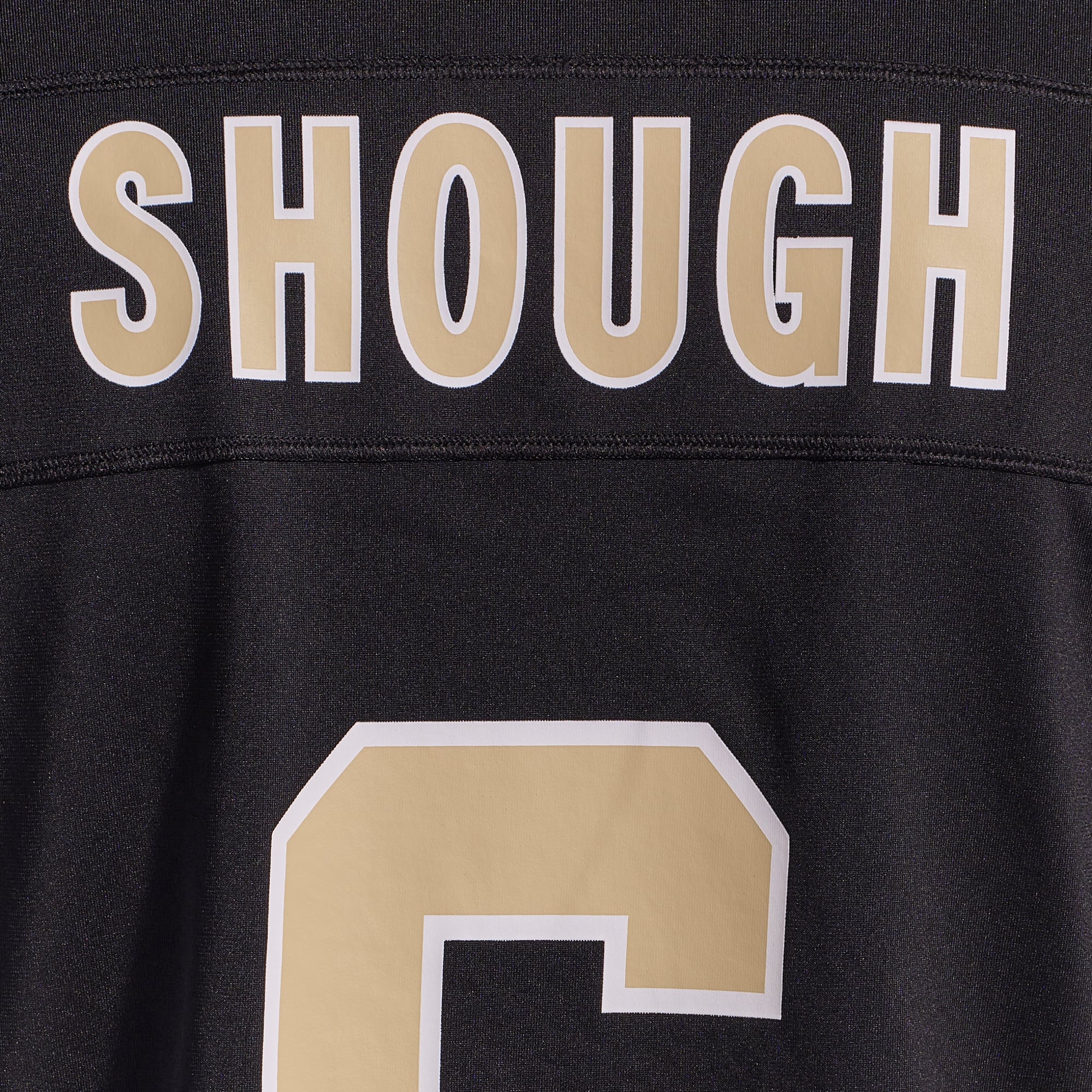 Maillot Nike Tyler Shough noir des Saints de la Nouvelle-Orléans pour homme