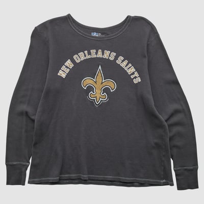 New Orleans Saints NFL 2010s Long Sleeve Top - Black - 2XL by Fanatics Real Vintage
