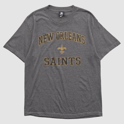 New Orleans Saints NFL 2010s T-shirt - Dark Heather Gray - M by Fanatics Real Vintage