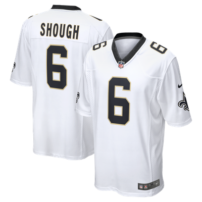 Camiseta Nike Game de la 2ª equipación del New Orleans Saints - Blanco - Tyler Shough - Hombre
