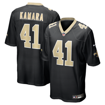 Camiseta Nike Game de la 1ª equipación del New Orleans Saints - Negro - Alvin Kamara - Hombre