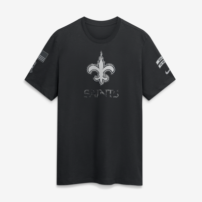 Camiseta de manga corta de tejido slub Nike Salute To Service del New Orleans Saints - Hombre