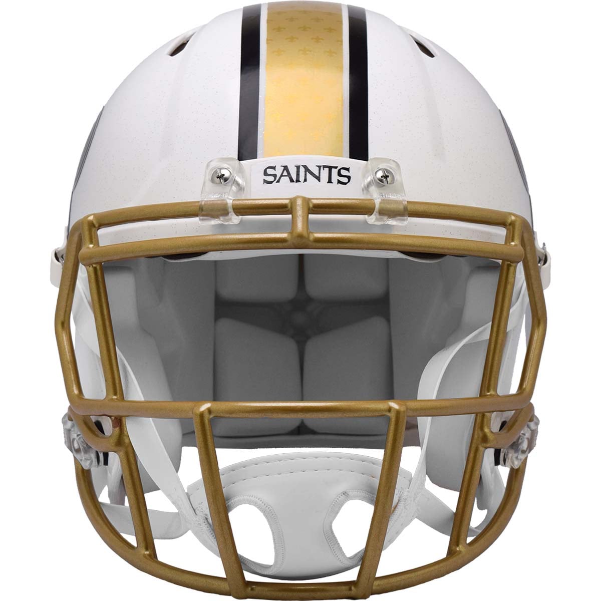 Casque authentique Riddell 2025 On-Field Alternate Speed des Saints de la Nouvelle-Orléans