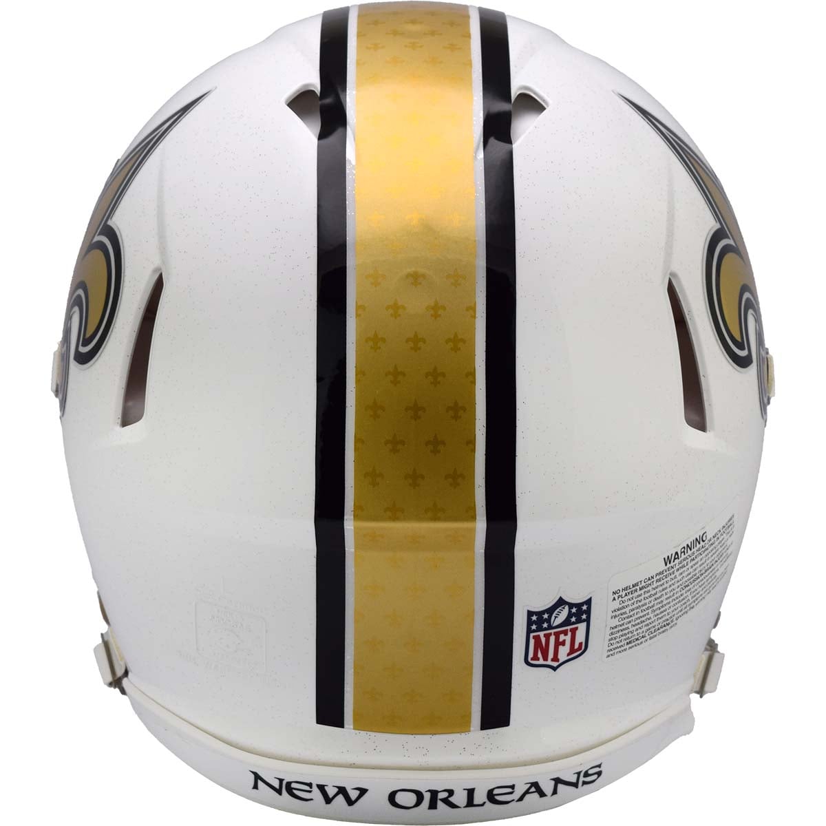 Casque authentique Riddell 2025 On-Field Alternate Speed des Saints de la Nouvelle-Orléans