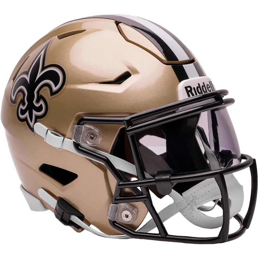 Casque De Football Américain Riddell Revolution - Taille M, Noir, Avec Masque Facial - Occasion