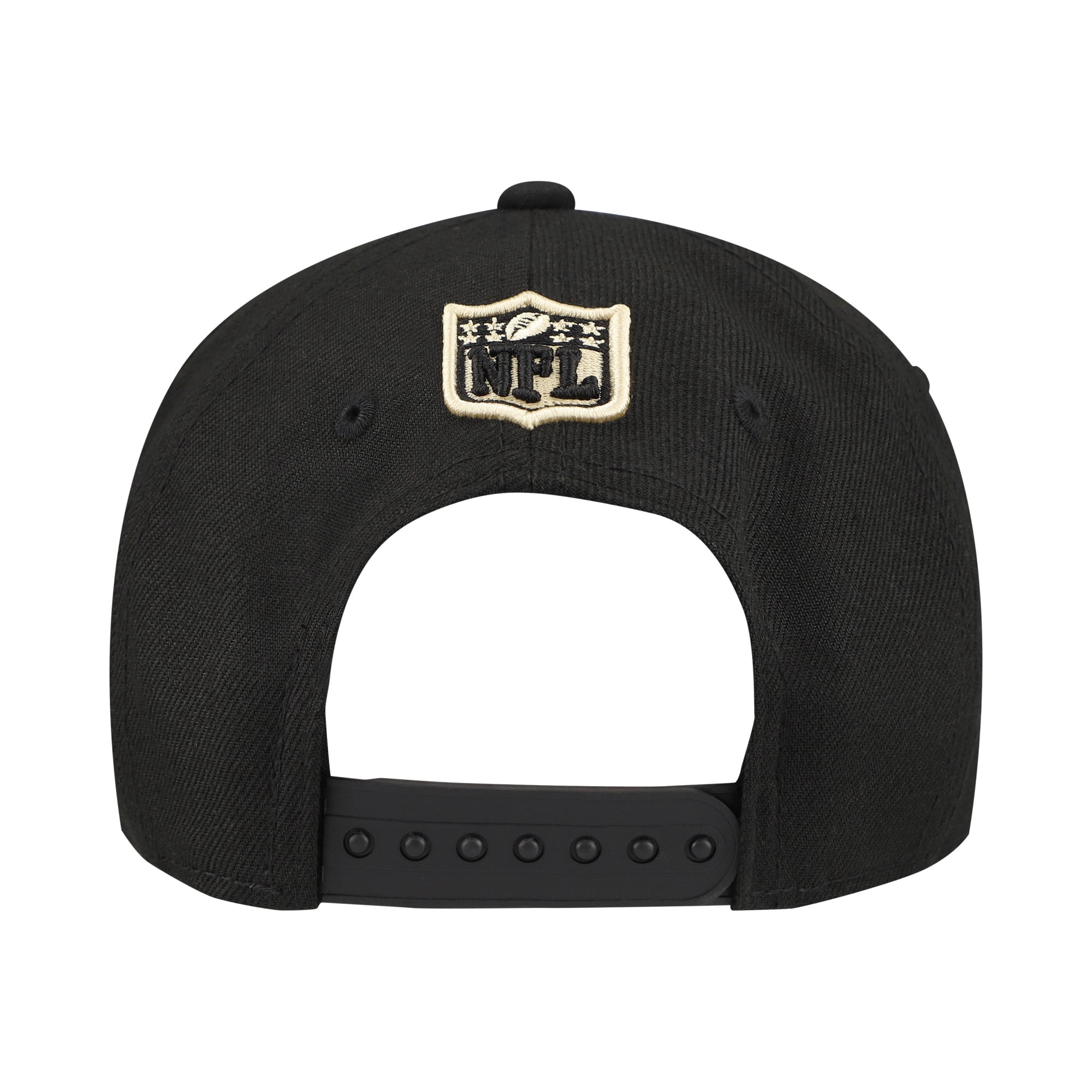 Casquette ajustable New Era noire New Orleans Saints 9FORTY M-Crown A-Frame pour enfants d'âge préscolaire