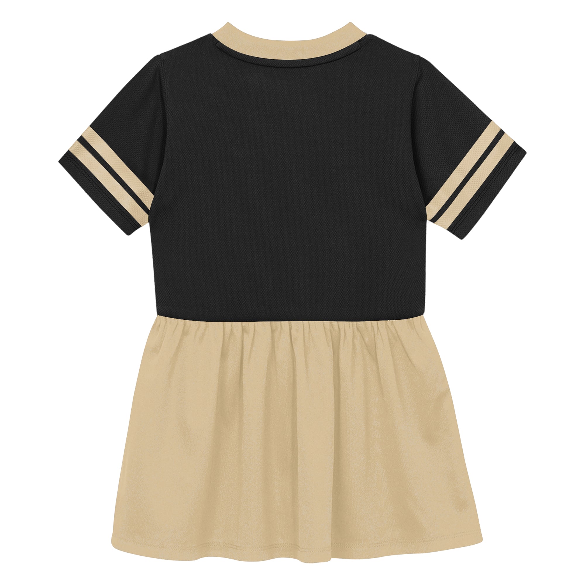 Toddler Outerstuff Black New Orleans Saints Stadium Lights V-Neck Fashion Football Jersey Dress