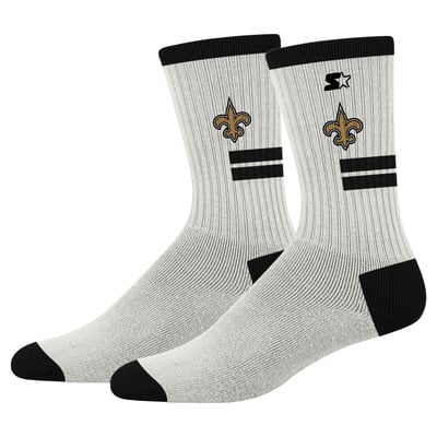  New Orleans Saints Starter Unisex Premiere Cushioned Crew Socks - Cream