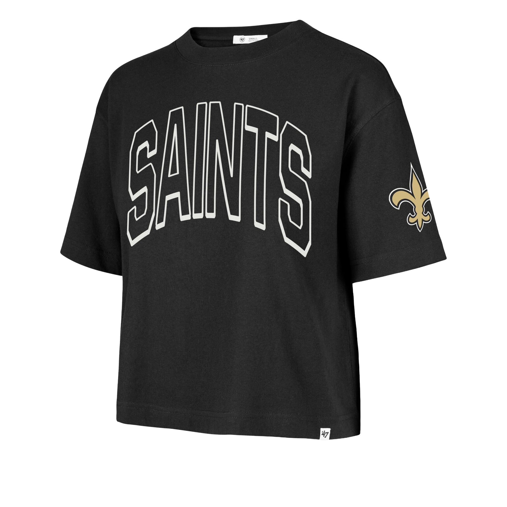 Women's '47 Black New Orleans Saints Call Out Reed City T-Shirt
