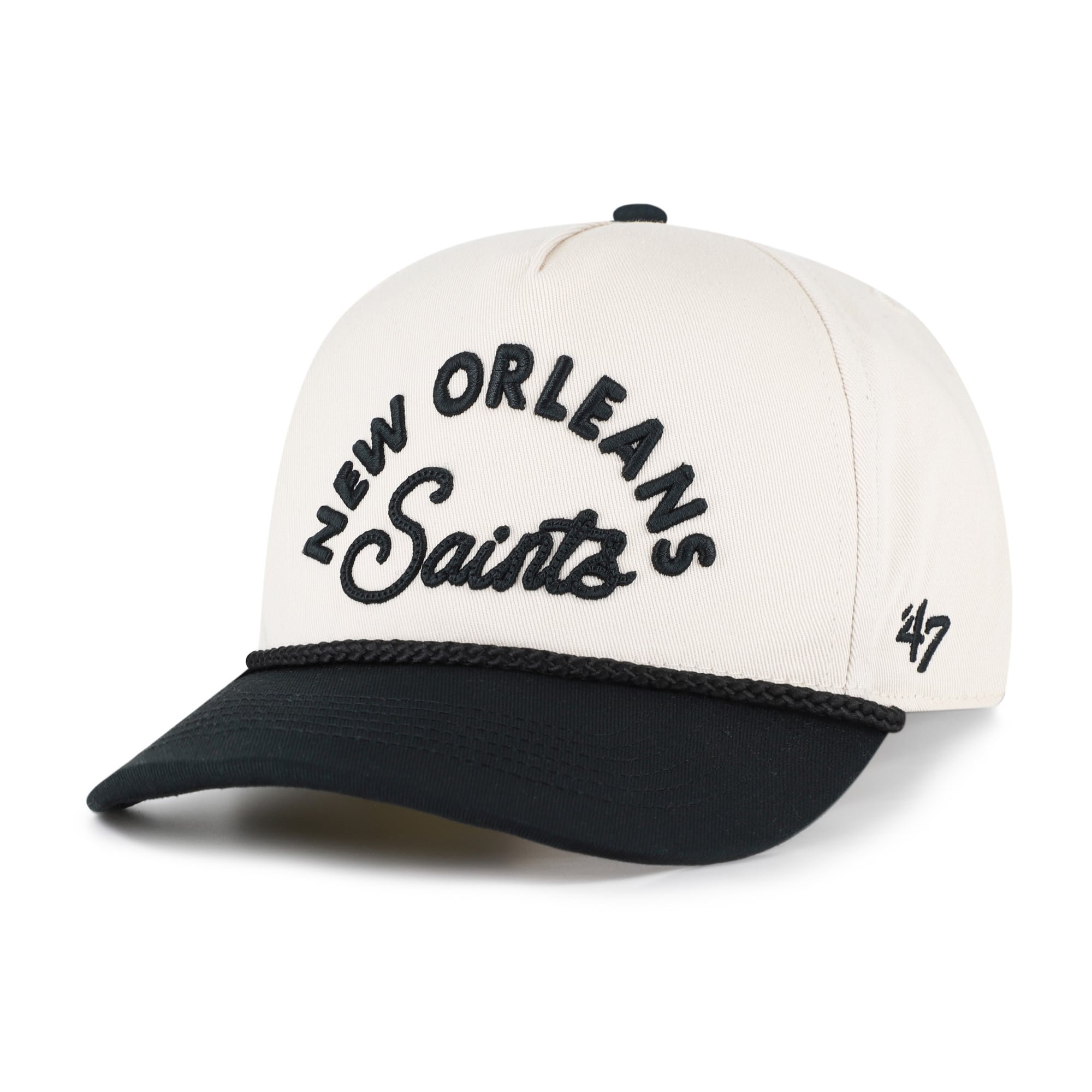 Casquette ajustable pour femme '47 Natural New Orleans Saints Rope Script Hitch