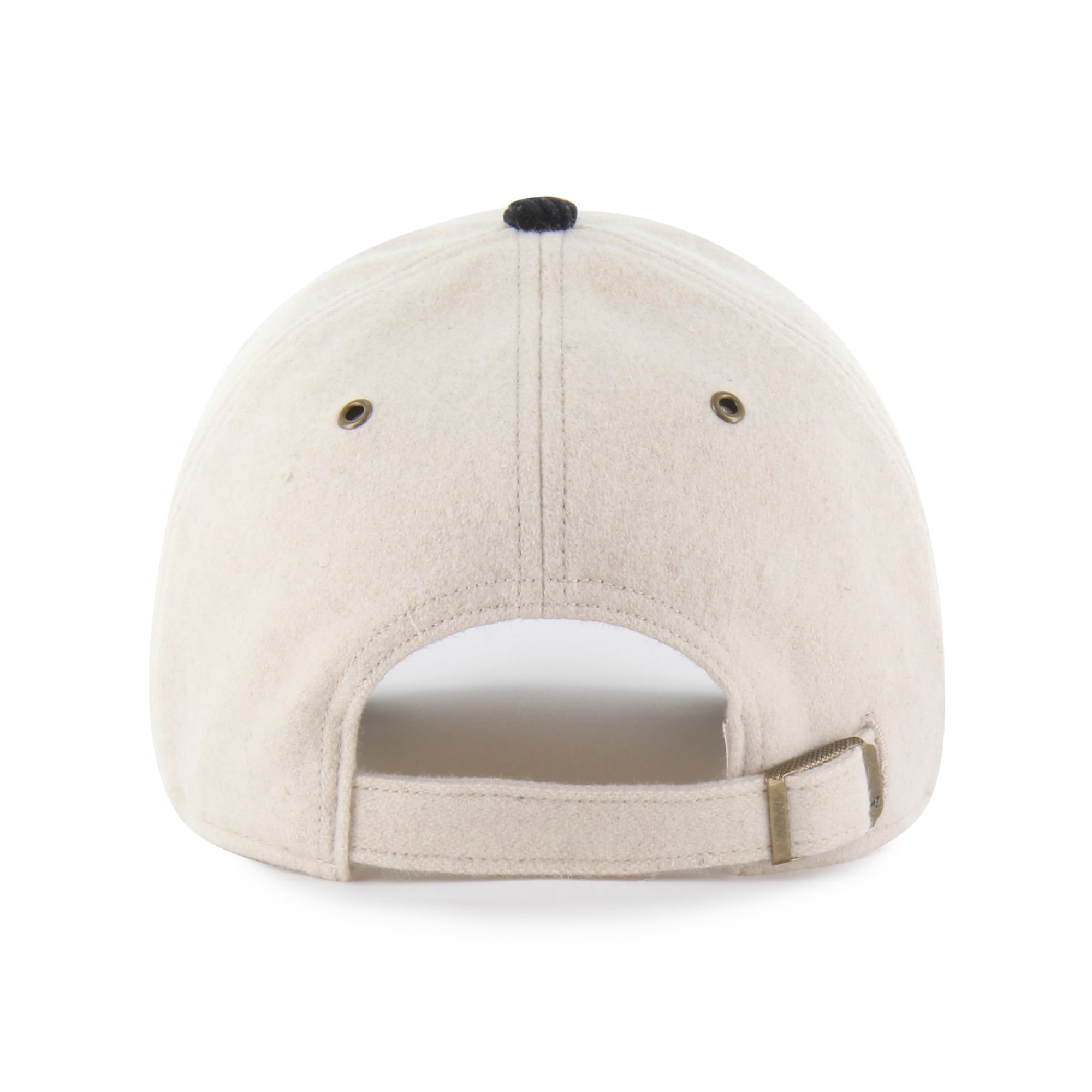 Women's '47 Natural/Black New Orleans Saints Rope Script Clean Up Adjustable Hat