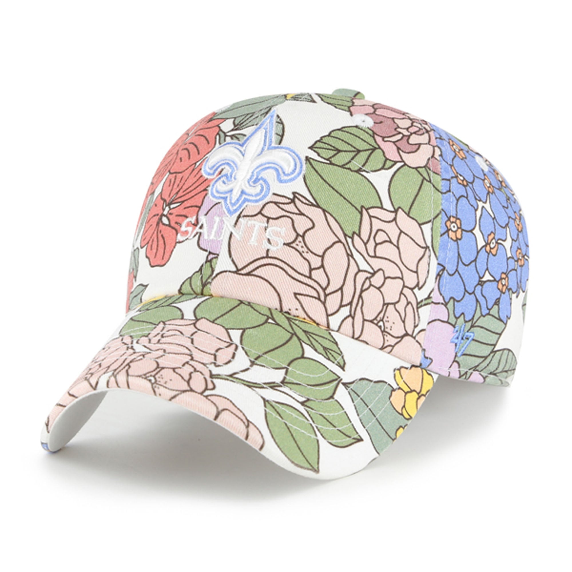 Casquette ajustable Florentina Clean Up blanche '47 New Orleans Saints pour femme