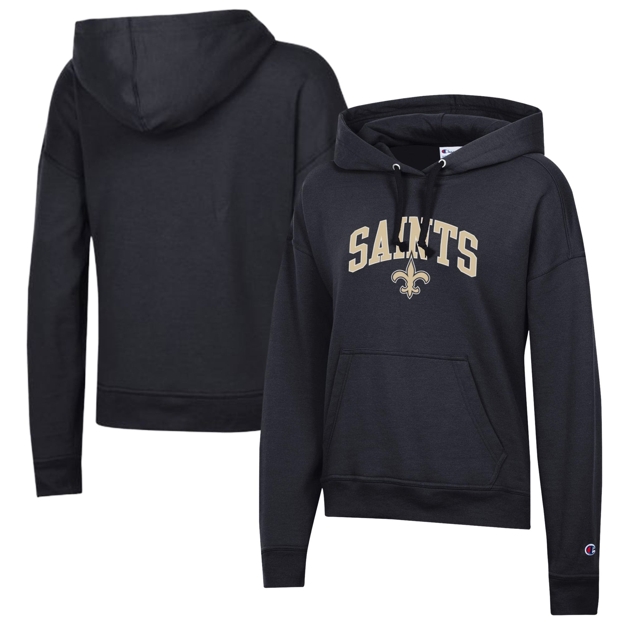 Women's Champion Natural New Orleans Saints Powerblend Hoodie