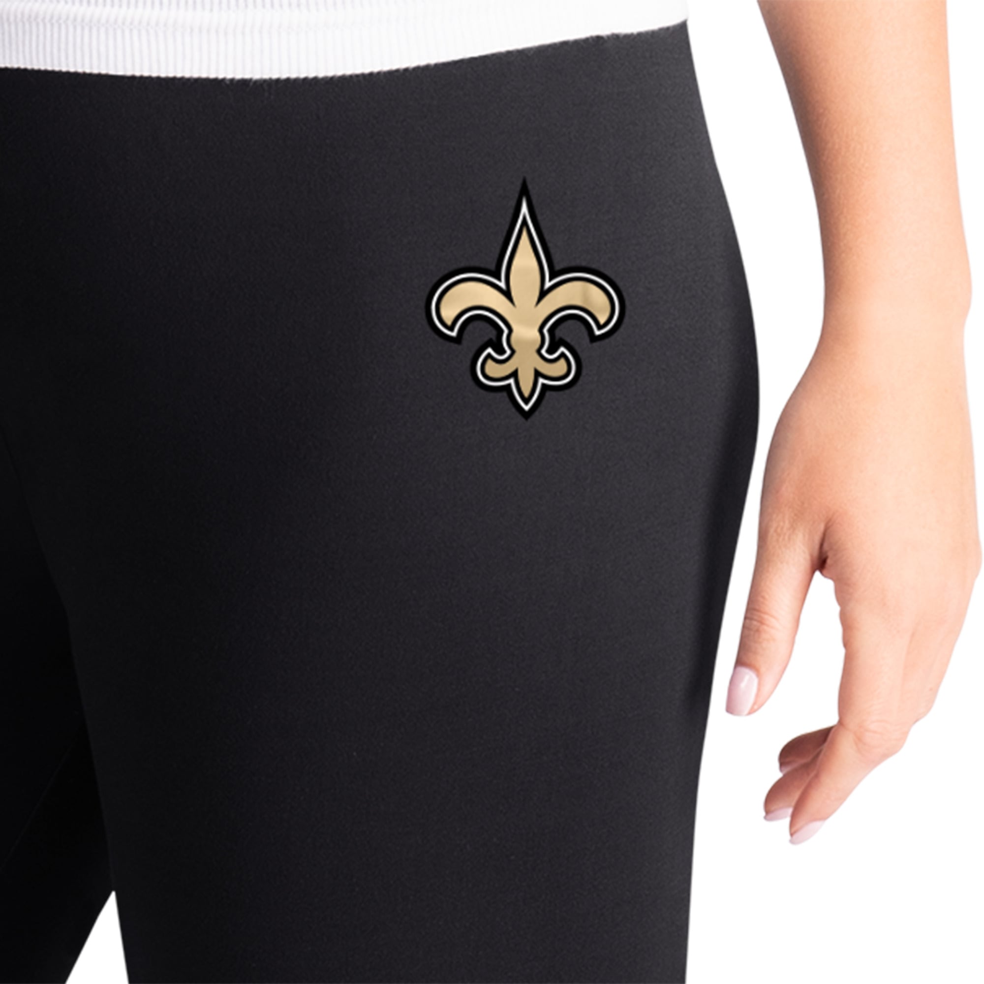 Women's G-III 4Her by Carl Banks  Black New Orleans Saints Pregame Leggings