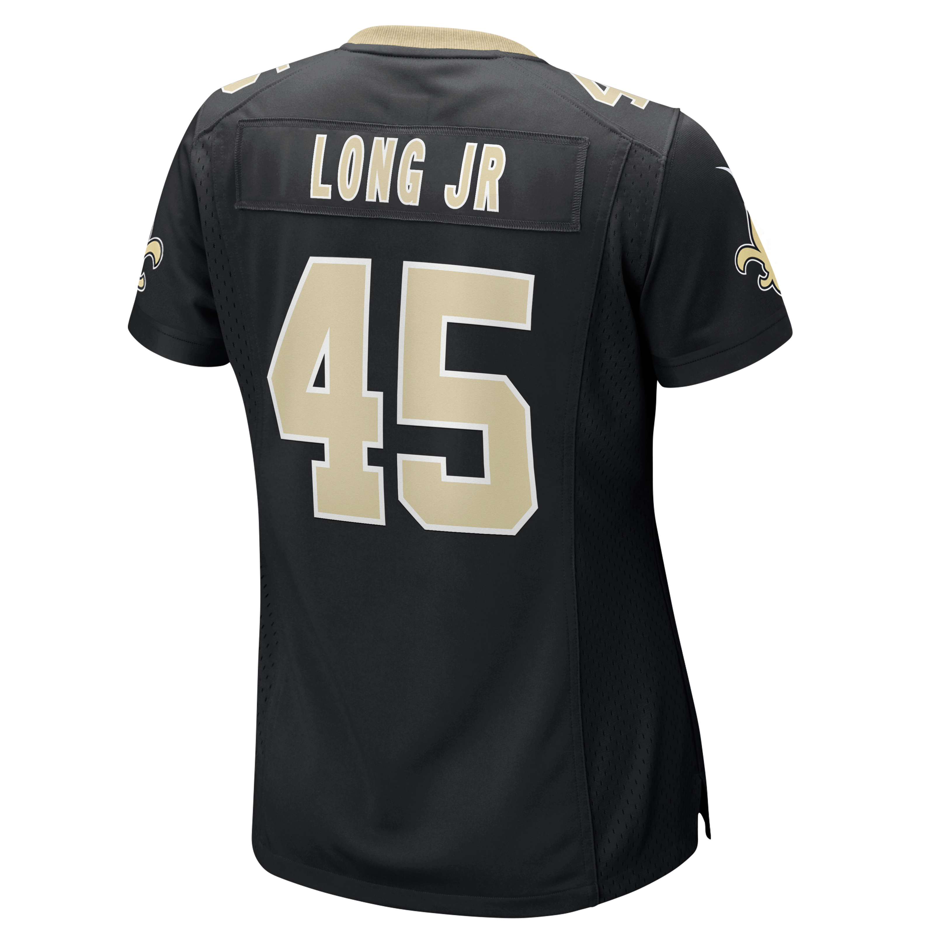 Women's Nike David Long Jr Black New Orleans Saints Team Game Jersey