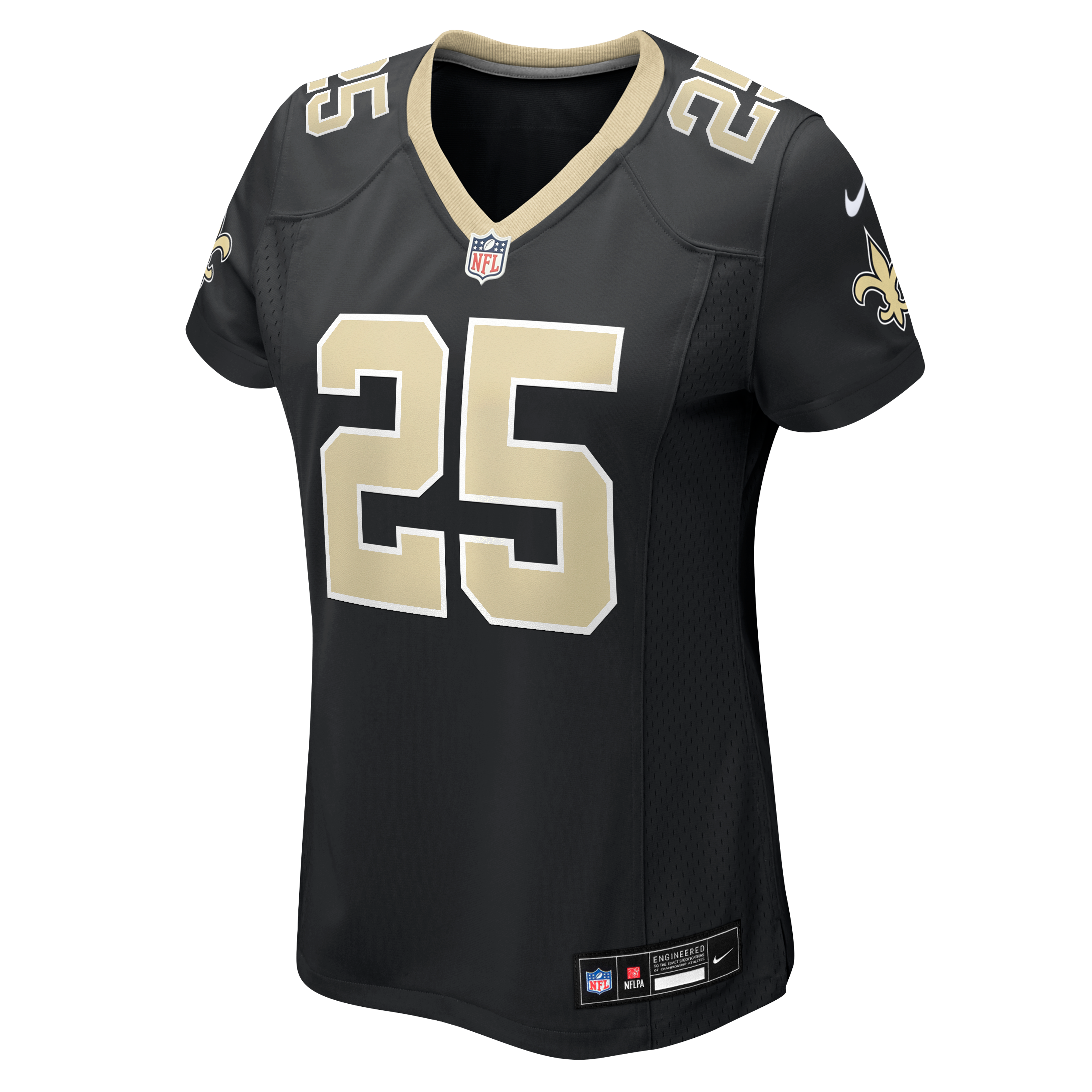 Women's Nike Decamerion Richardson Black New Orleans Saints Team Game Jersey