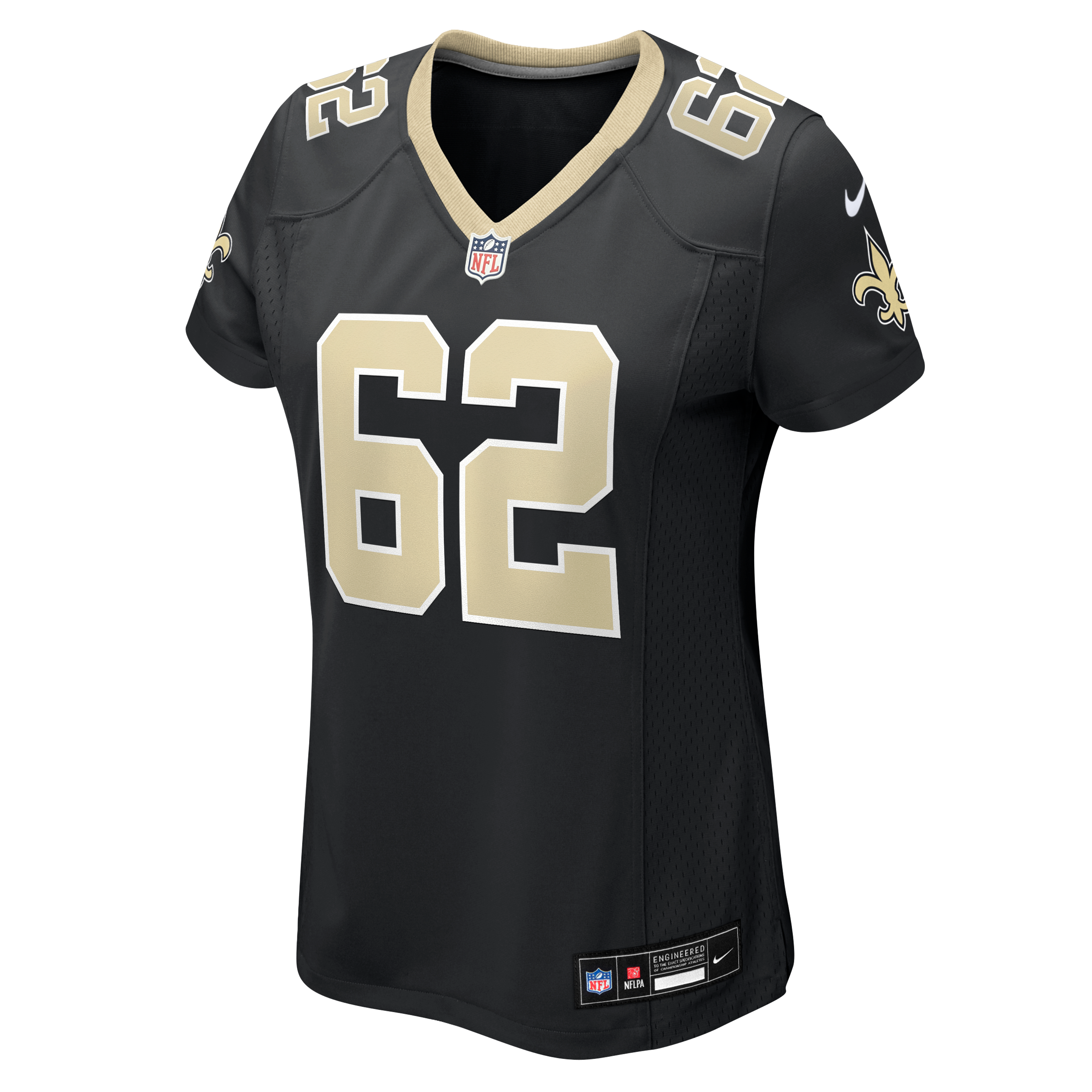 Women's Nike Jay'viar Suggs Black New Orleans Saints Team Game Jersey