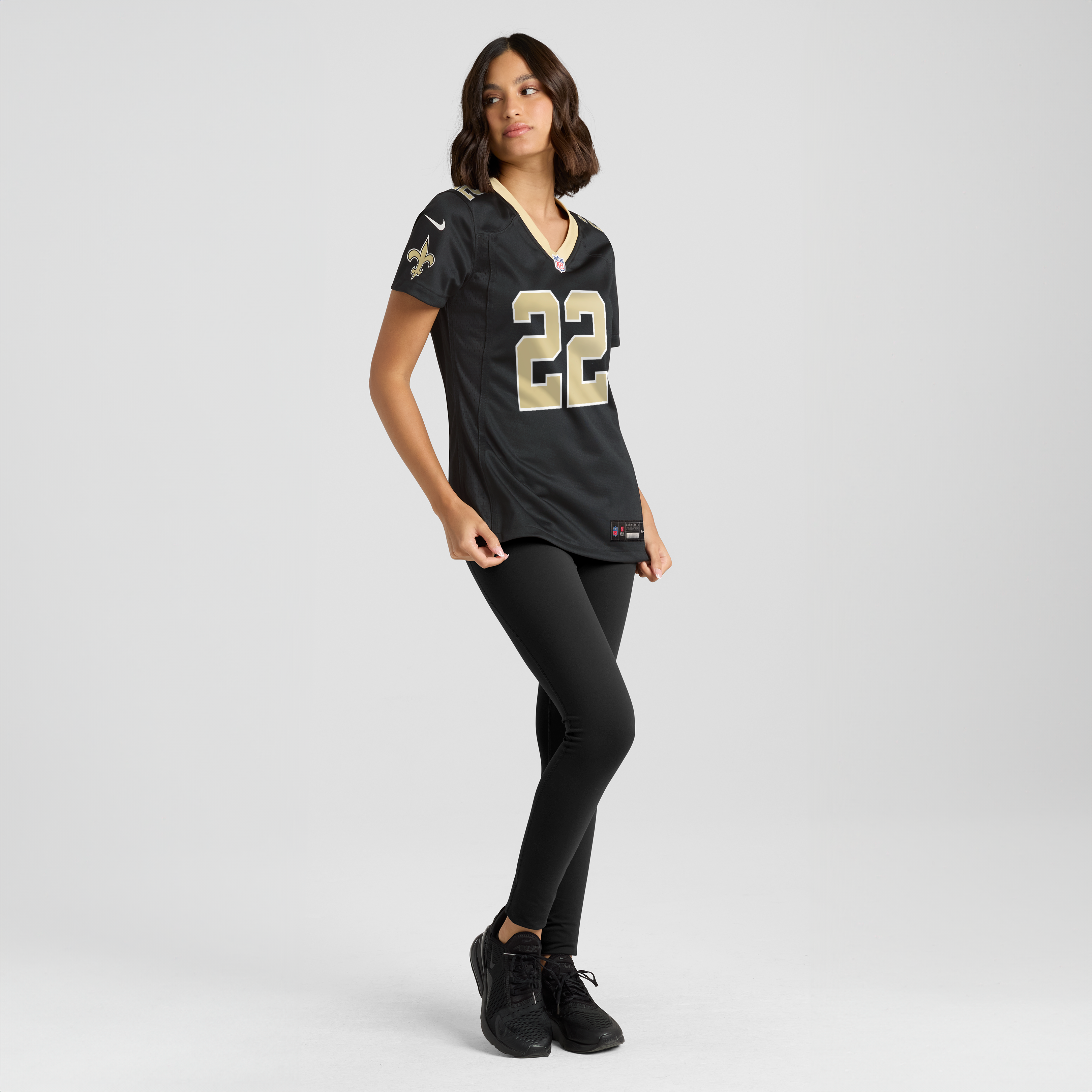 Women's Nike Martin Emerson Jr. Black New Orleans Saints Team Game Jersey