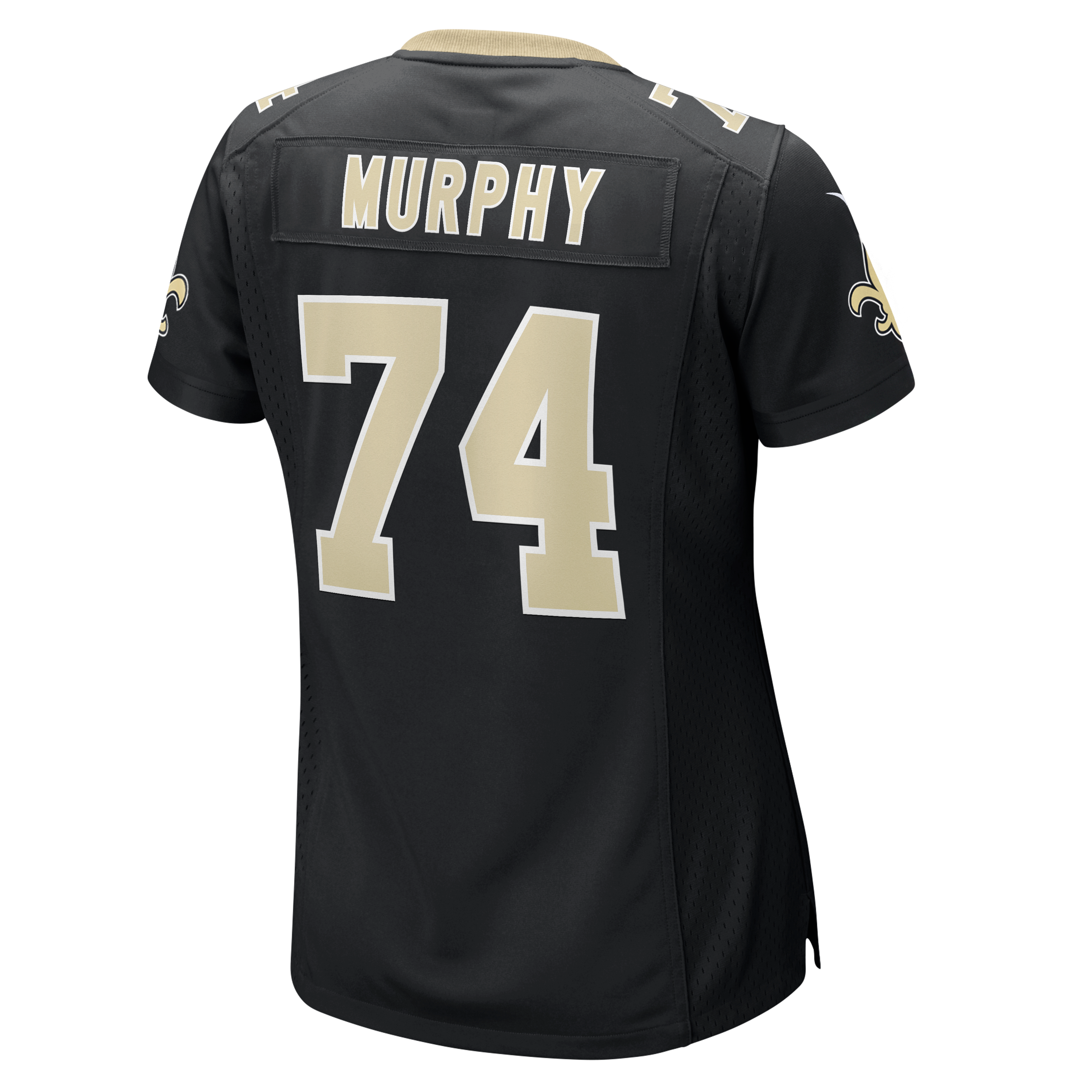 Maillot de match Nike Mason Murphy noir pour femme, équipe des Saints la Nouvelle-Orléans