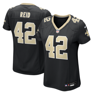 Mike Reid New Orleans Saints Nike Women's Team Game Jersey - Black
