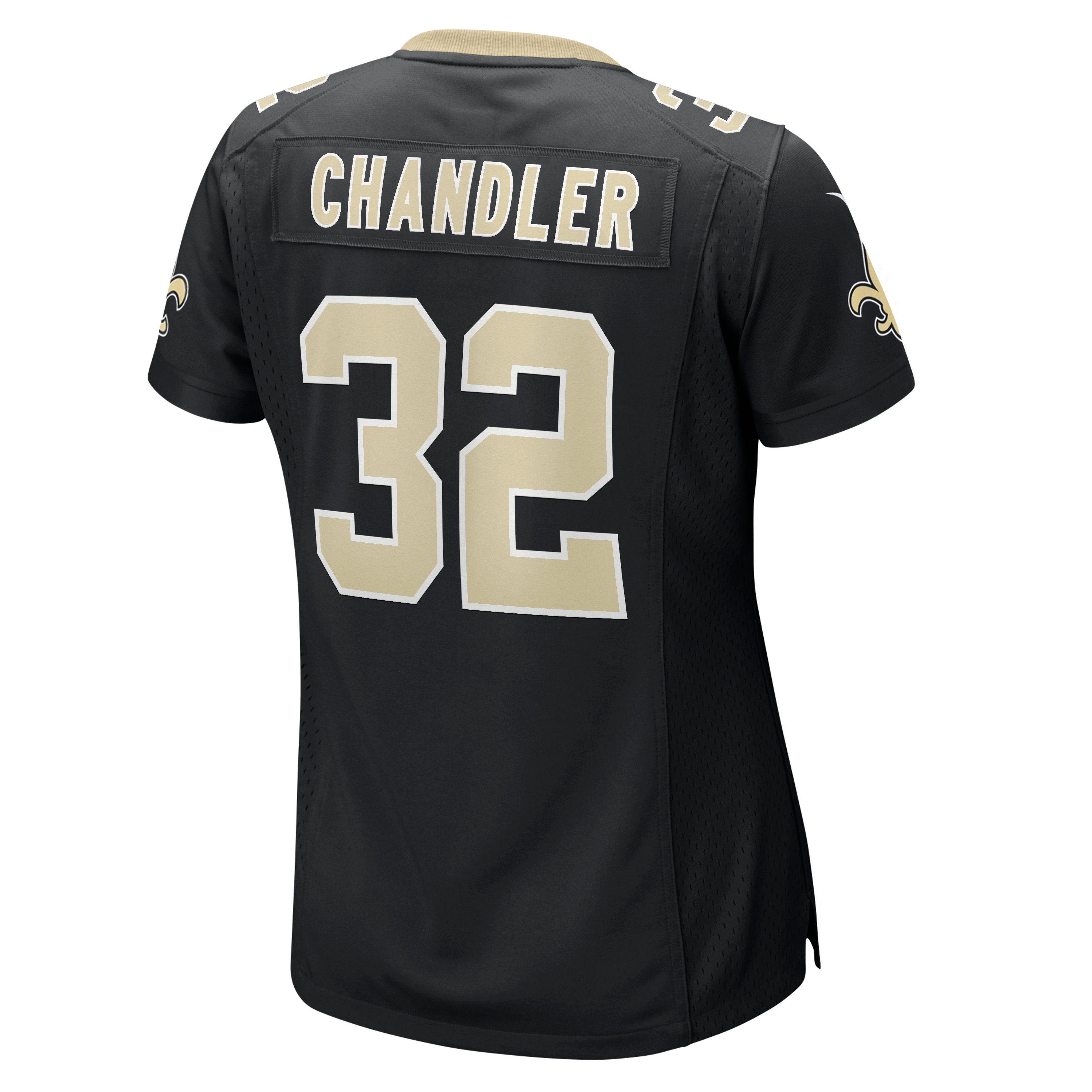 Maillot de match Nike Ty Chandler noir pour femme, équipe des Saints la Nouvelle-Orléans