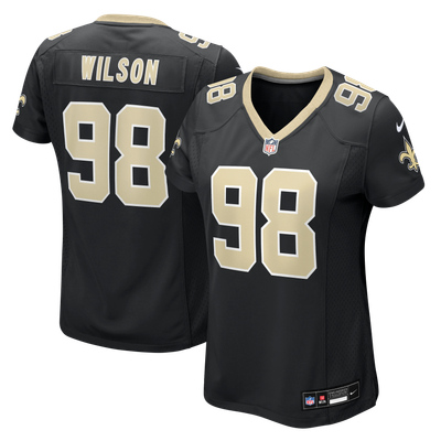 Tyree Wilson New Orleans Saints Nike Women's Team Game Jersey - Black