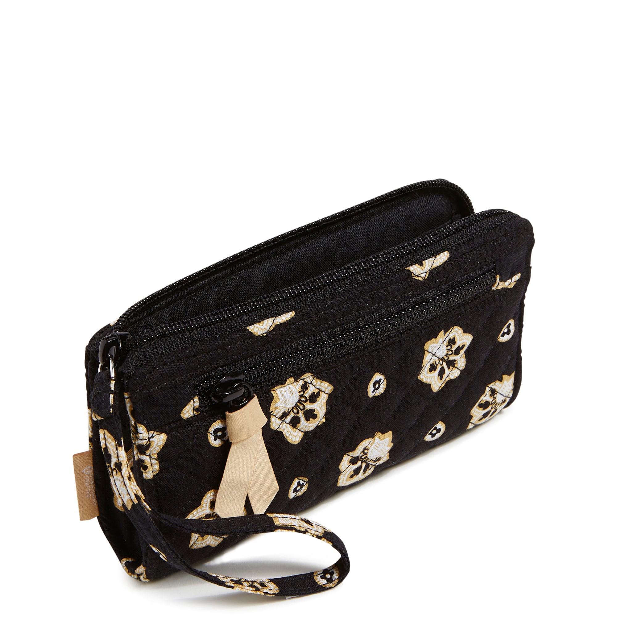 Women's Vera Bradley New Orleans Saints RFID Front-Zip Wristlet