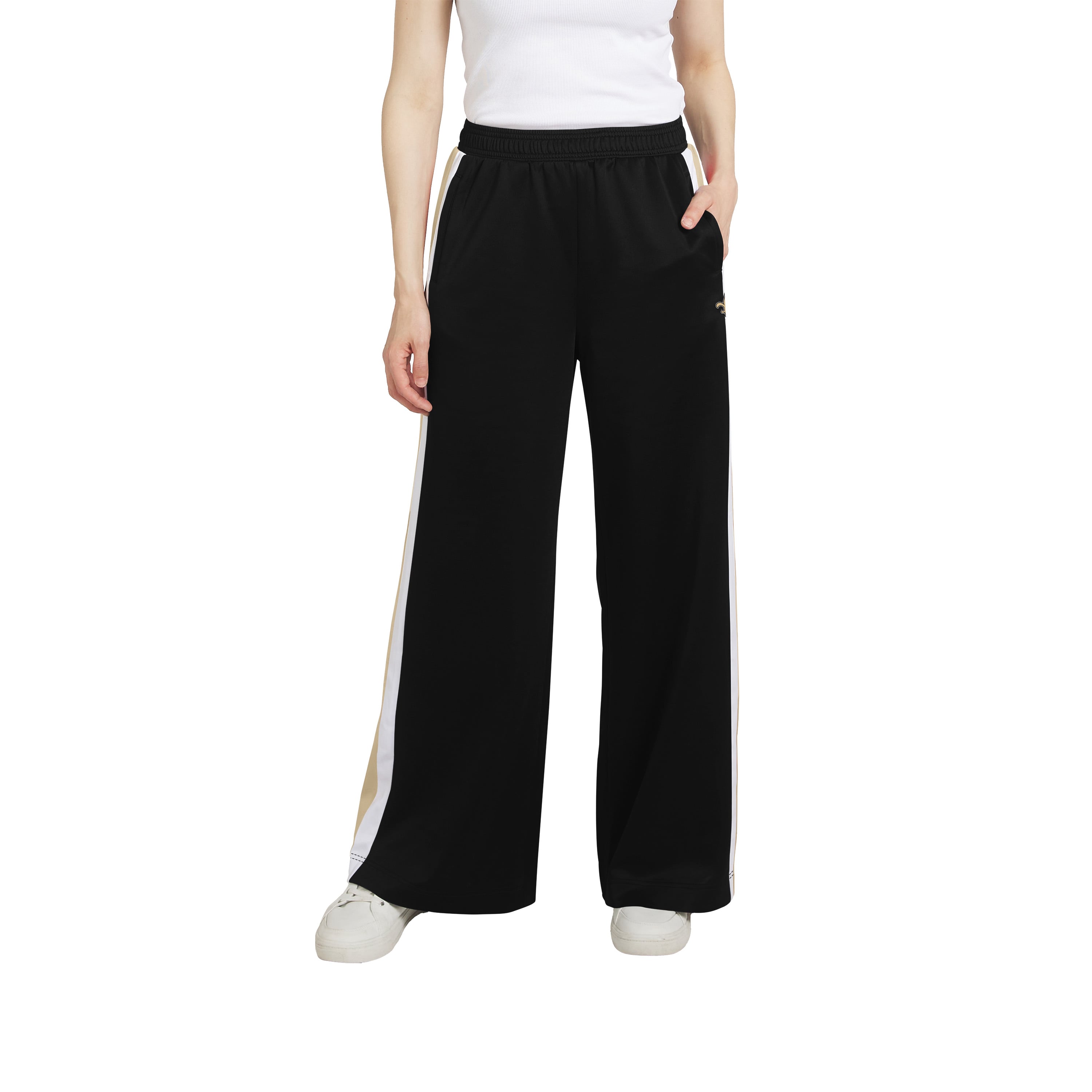 Pantalon de survêtement rayé New Orleans Saints la marque WEAR by Erin Andrews pour femmes