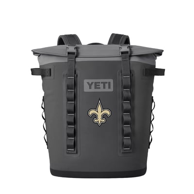 New Orleans Saints YETI Hopper M20 Soft Cooler Backpack - Charcoal