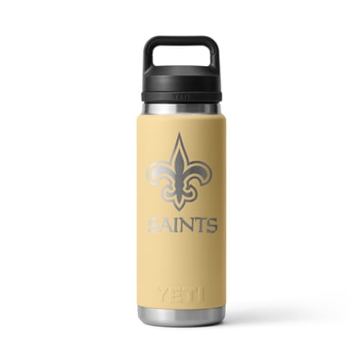 New Orleans Saints YETI 26oz. Rambler Chug Water Bottle