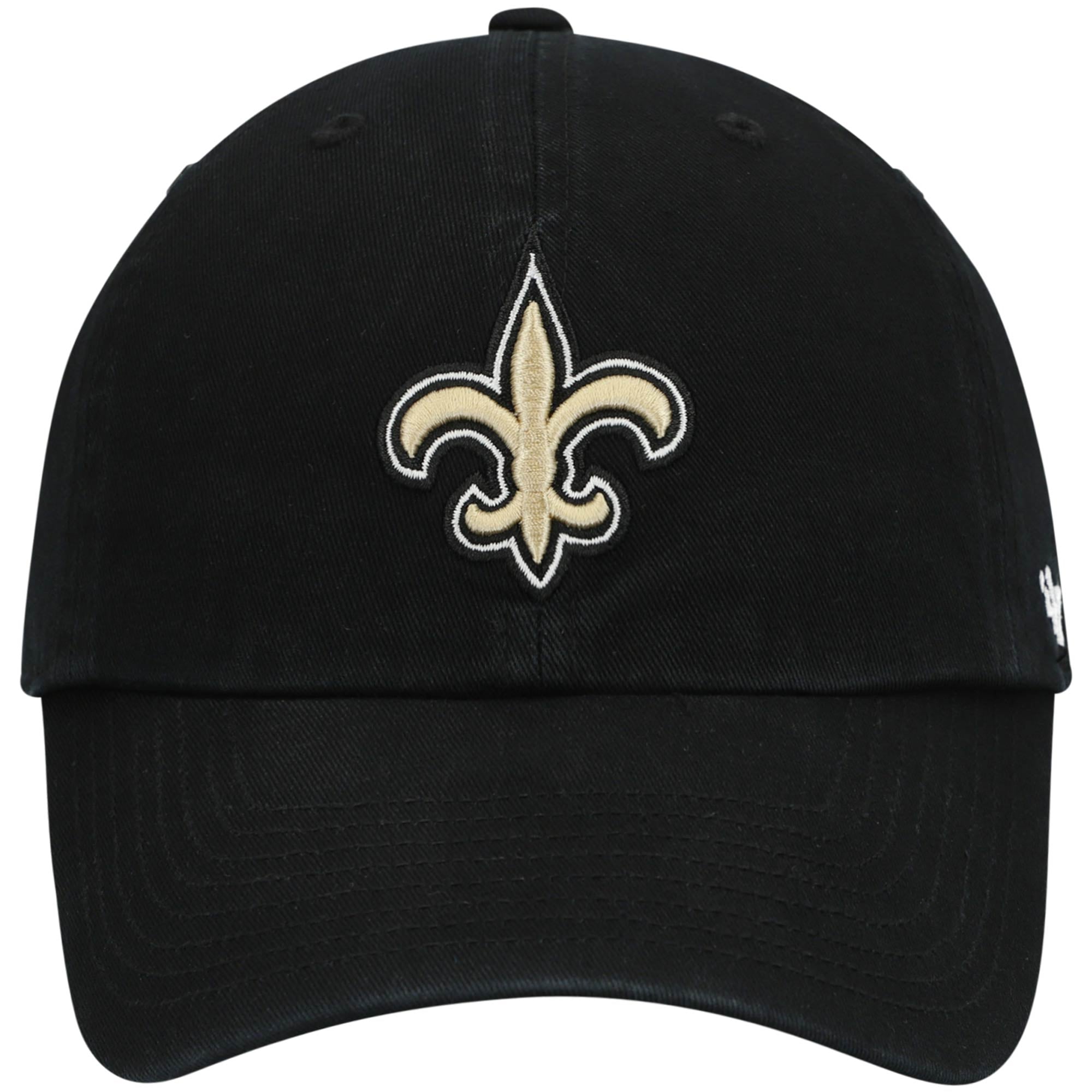 Casquette réglable '47 New Orleans Saints Logo Clean Up noire pour jeune