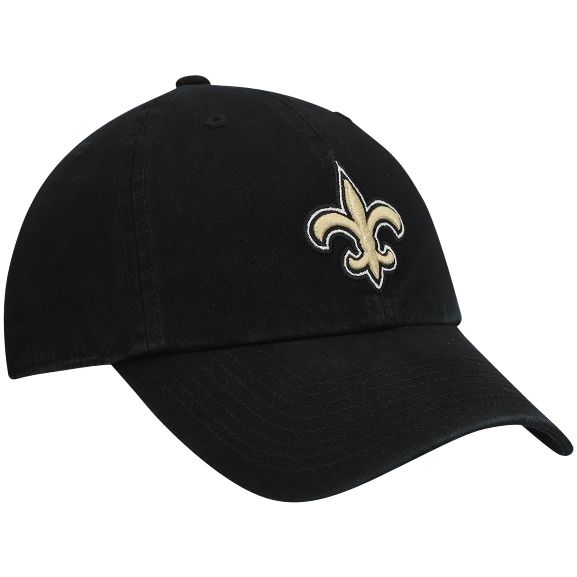 Casquette réglable '47 New Orleans Saints Logo Clean Up noire pour jeune